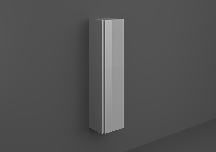 RAK-JOY WALL HUNG TALL STORAGE UNIT URBAN GREY 1200MM |RAK ceramics Shop