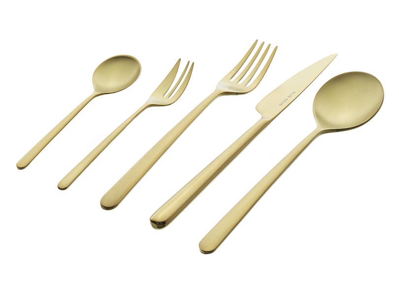 ELIE SAAB Finesse Gold Cutlery Set 30 PCS FOR 6 PERS.