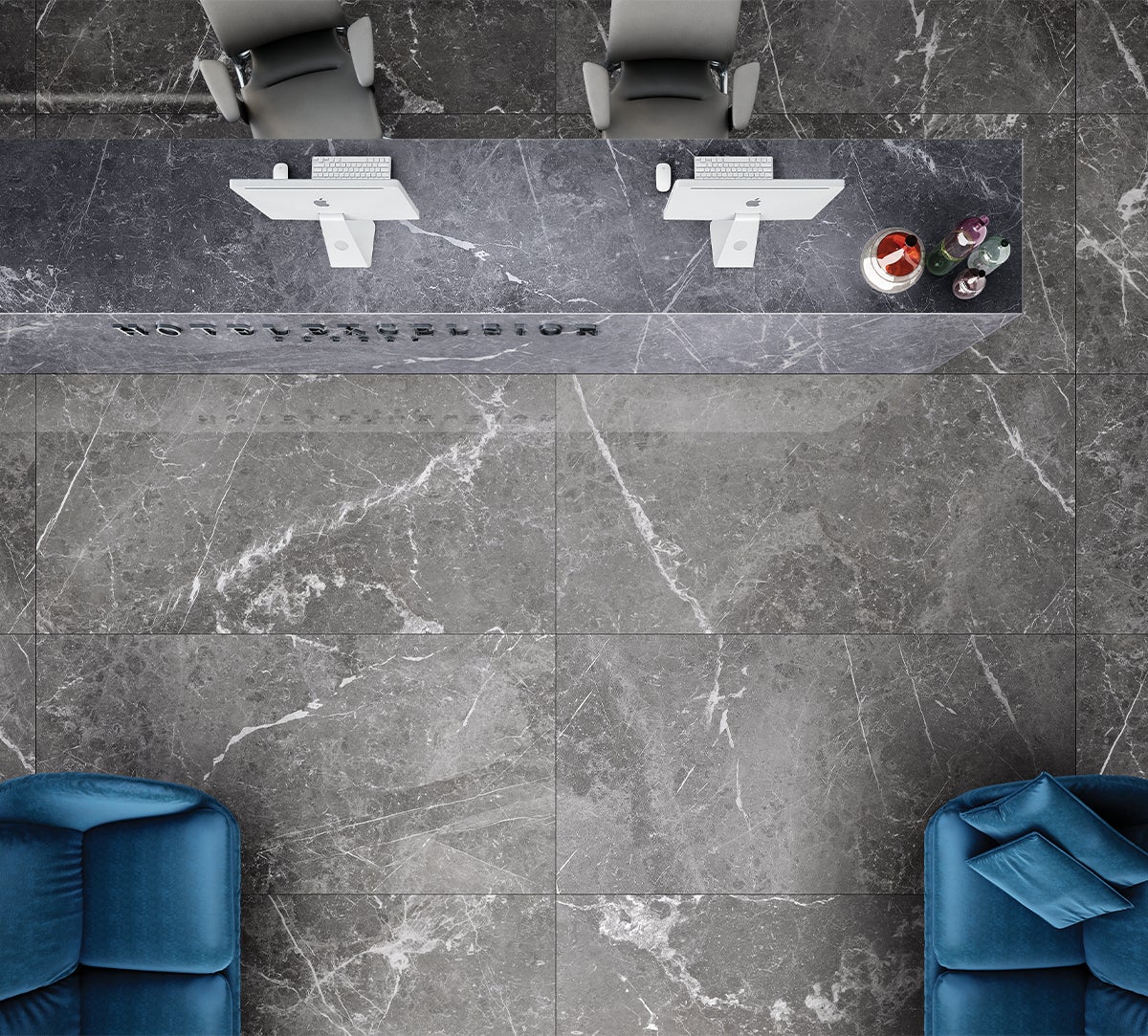 Blue Del Belgio Grey